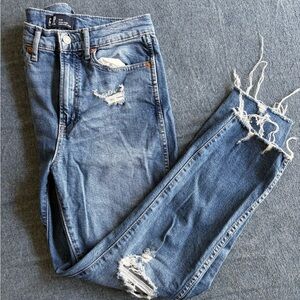 GAP High Rise Vintage Slim Blue Jeans